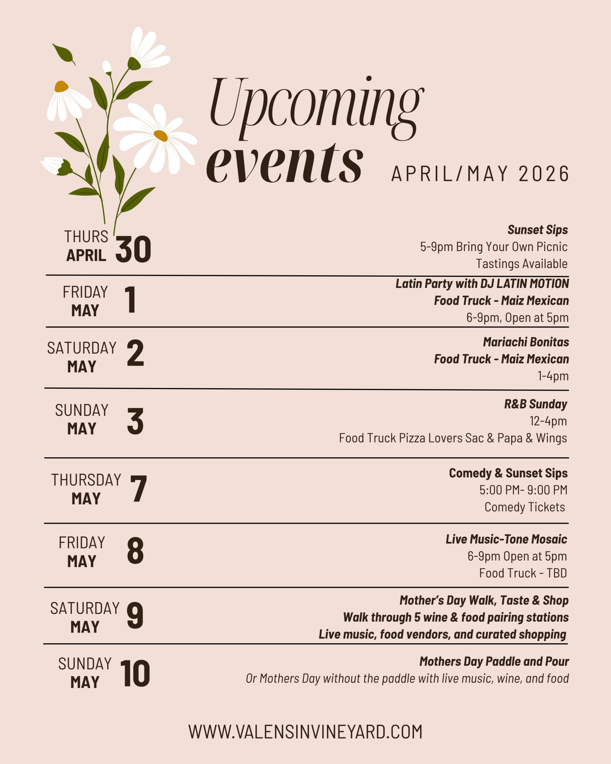 Peach Minimalist Summer Upcoming Events Instagram Post (5)