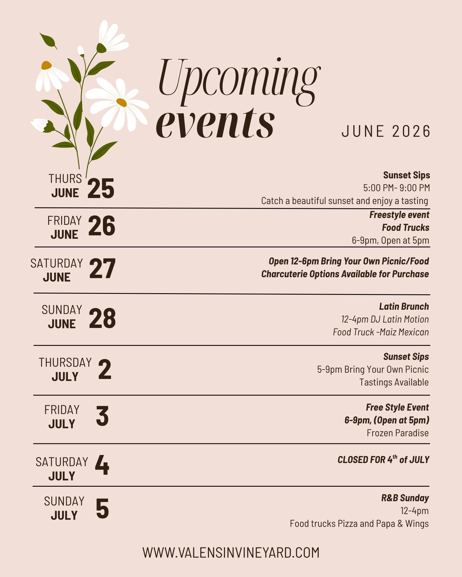 Peach Minimalist Summer Upcoming Events Instagram Post (8)
