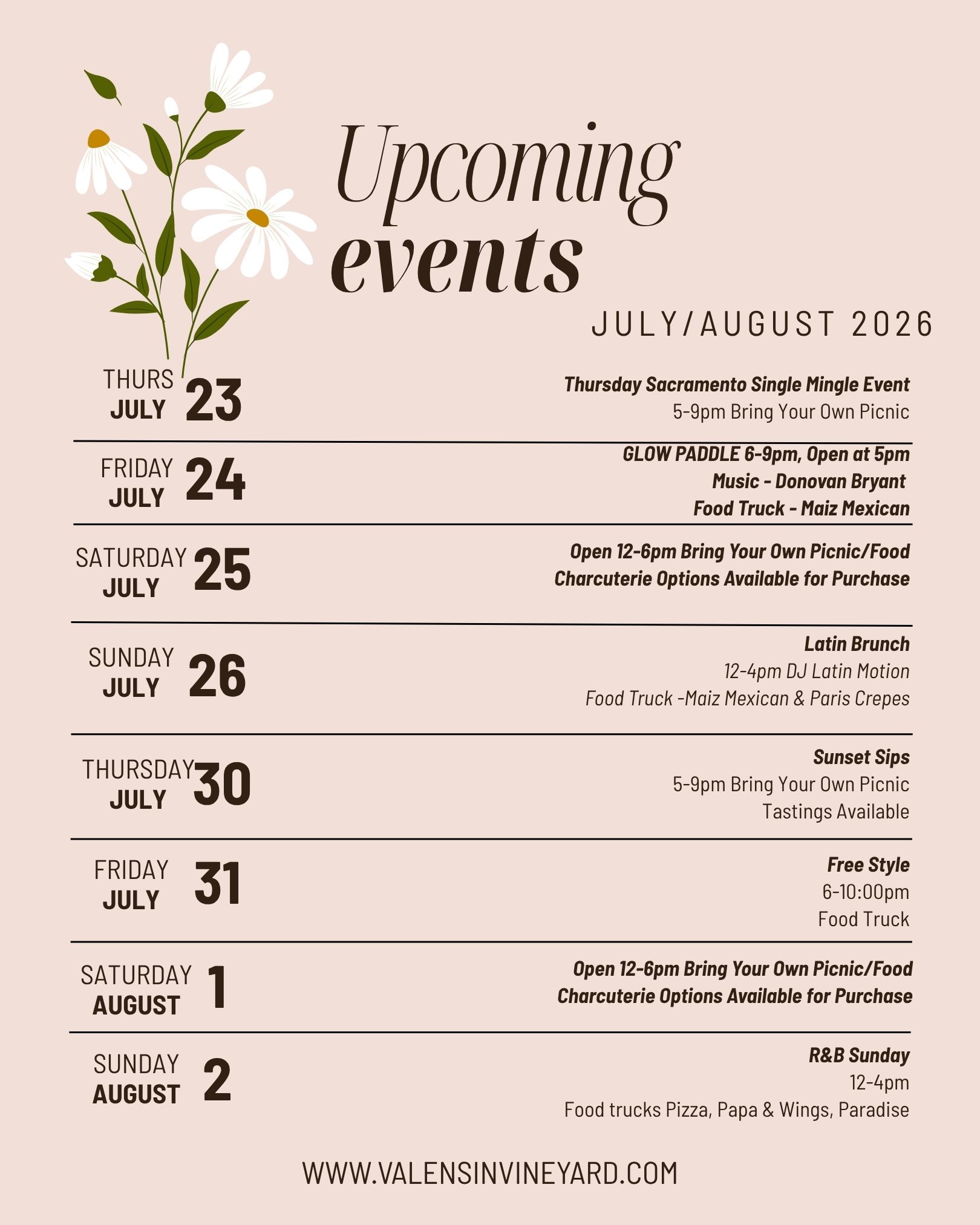 Peach Minimalist Summer Upcoming Events Instagram Post (11)