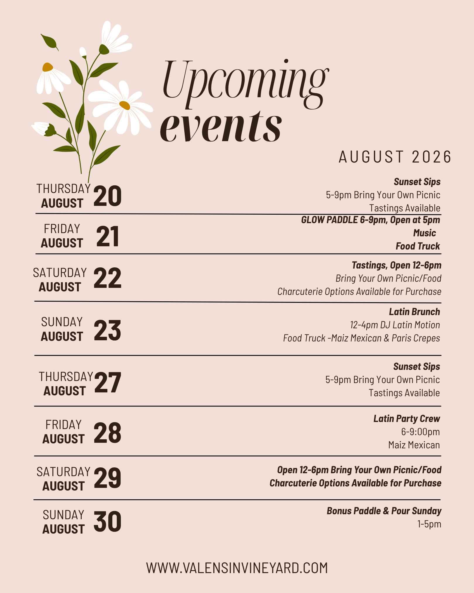 Peach Minimalist Summer Upcoming Events Instagram Post (2)